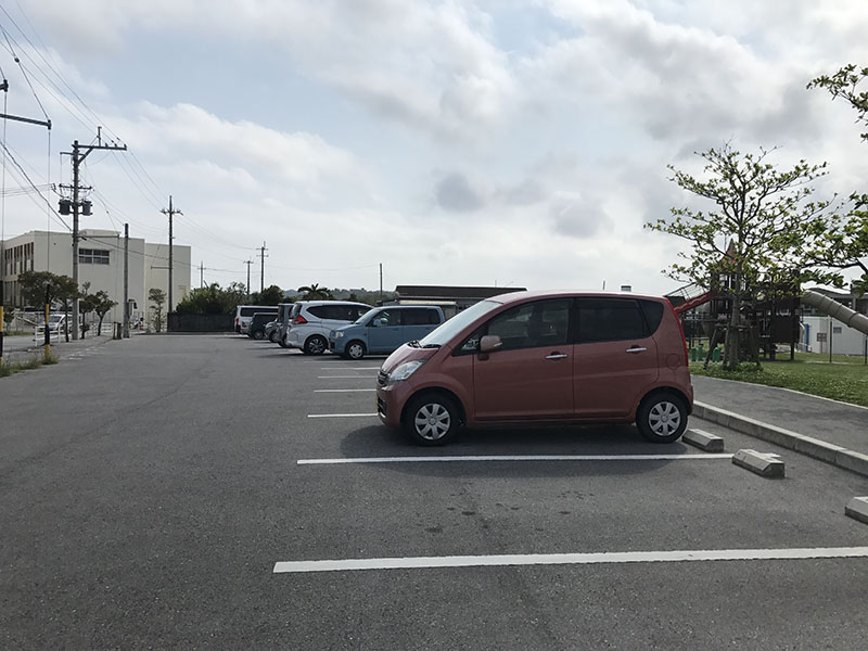 長田門原公園の駐車場